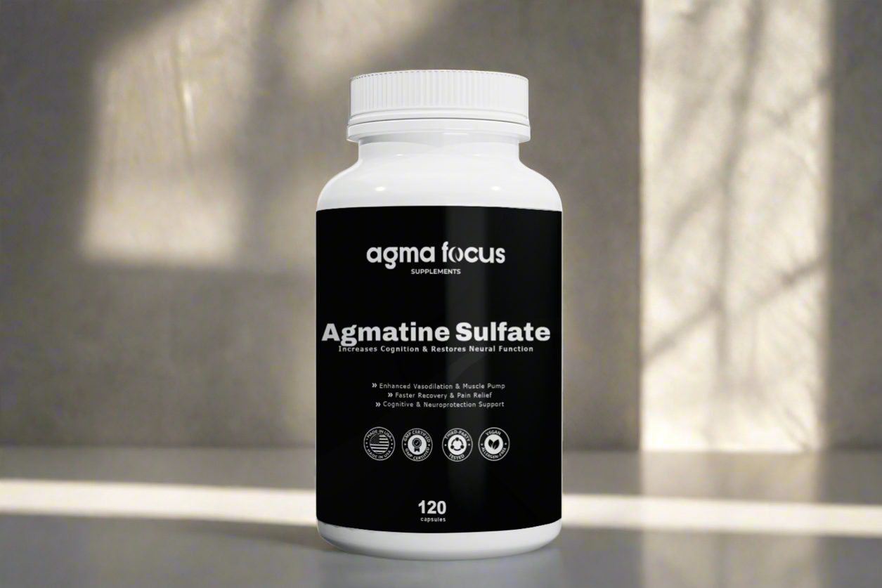 Agmatine Sulfate – Brain Performance & Mental Clarity Support (120 Vegan Capsules)