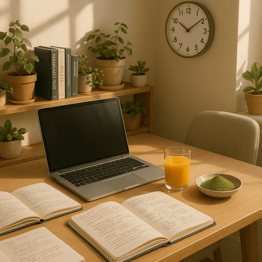 AgmaFocus kratom powder used as a natural alternative to coffee and energy drinks for focused productivity.