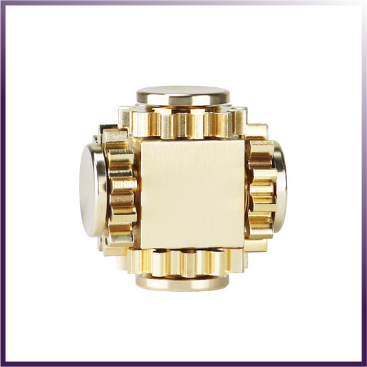 Brass Cube Gear Spinner – Agma Focus