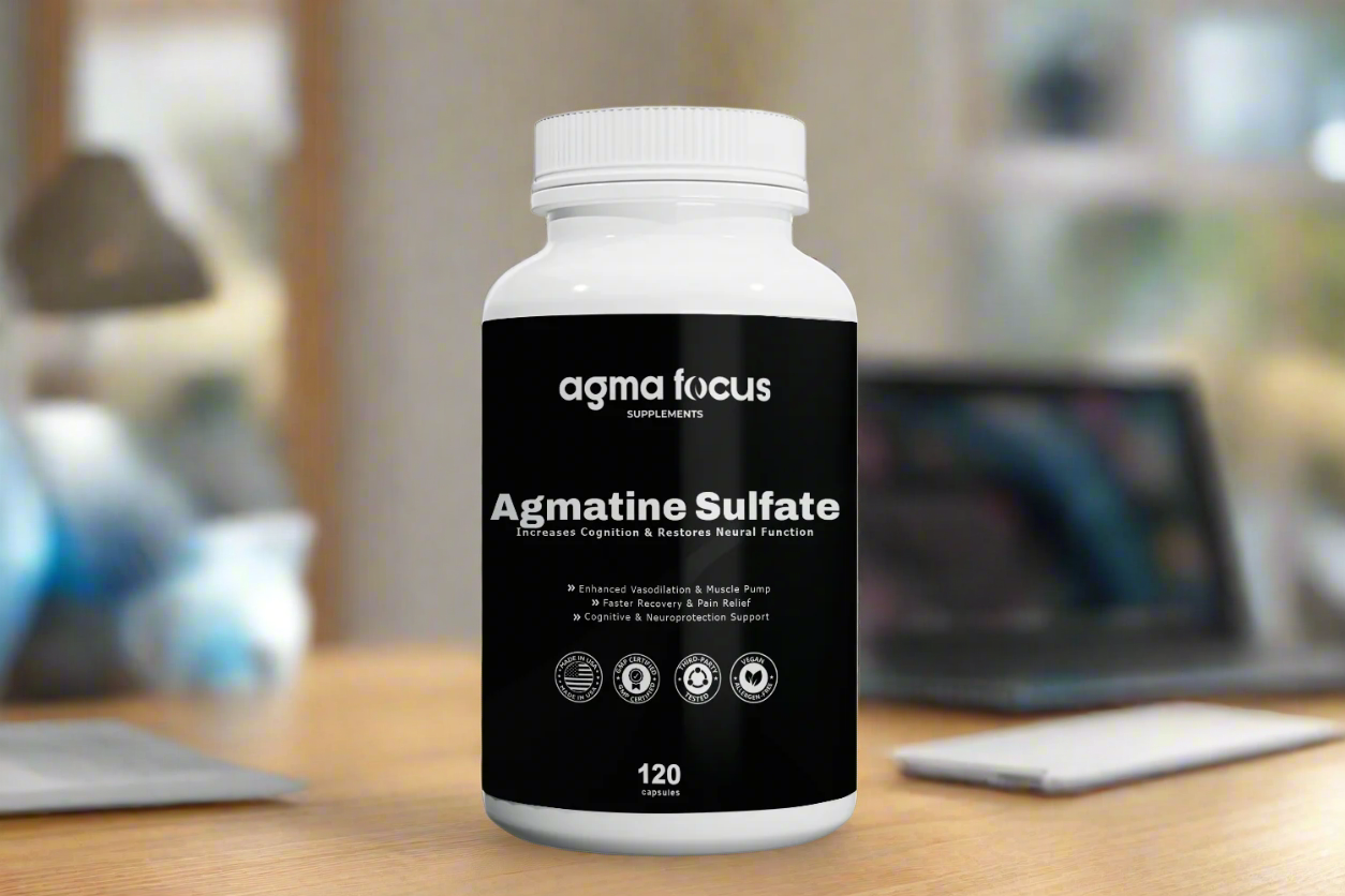 Agmatine Sulfate – Brain Performance & Mental Clarity Support (120 Vegan Capsules)