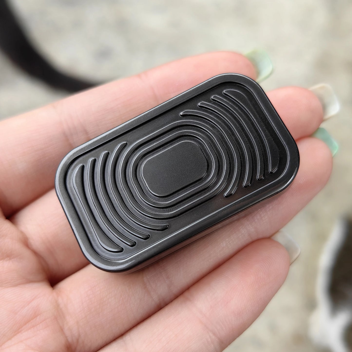Push Card Magnetic Slider EDC Fidget Slider Metal ADHD Anti Stress