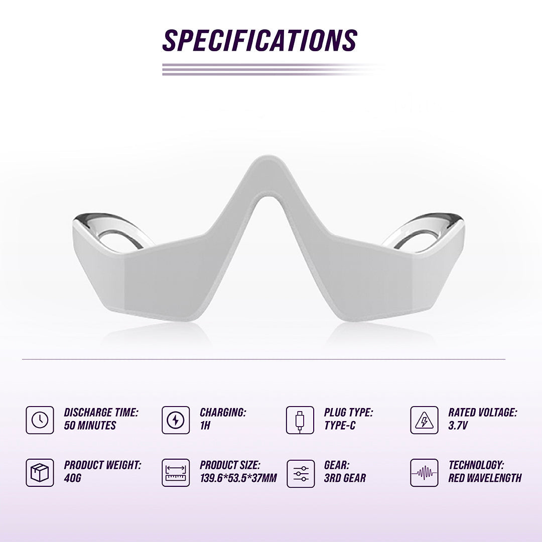 Under-Eye Red Light Therapy Device – Agma Focus