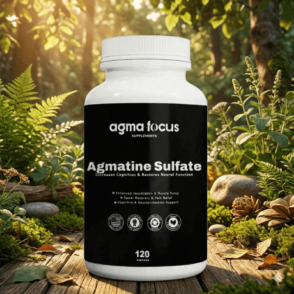 Agmatine Sulfate 500mg | Nootropic & Tolerance Support | 120 Vegan Capsules